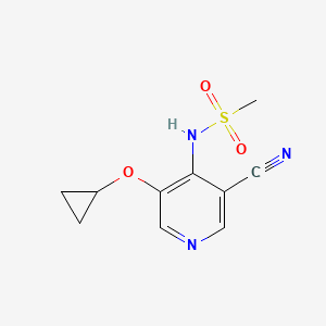 N-(3-Cyano-5-cyclopropoxypyridin-4-YL)methanesulfonamide