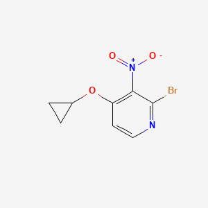 2-Bromo-4-cyclopropoxy-3-nitropyridine