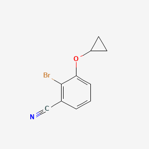 2-Bromo-3-cyclopropoxybenzonitrile