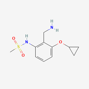 N-(2-(Aminomethyl)-3-cyclopropoxyphenyl)methanesulfonamide