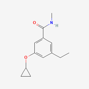 3-Cyclopropoxy-5-ethyl-N-methylbenzamide