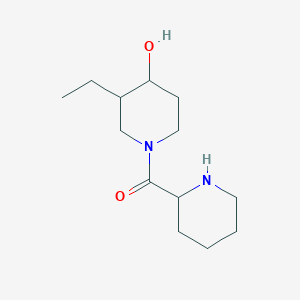 (3-Ethyl-4-hydroxypiperidin-1-yl)(piperidin-2-yl)methanone