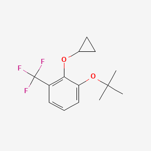 1-Tert-butoxy-2-cyclopropoxy-3-(trifluoromethyl)benzene