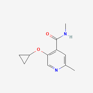 5-Cyclopropoxy-N,2-dimethylisonicotinamide