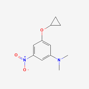 3-Cyclopropoxy-N,N-dimethyl-5-nitroaniline