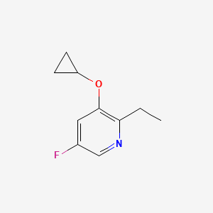 3-Cyclopropoxy-2-ethyl-5-fluoropyridine