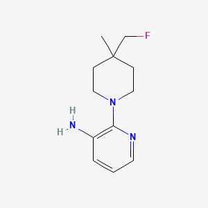 2-(4-(Fluoromethyl)-4-methylpiperidin-1-yl)pyridin-3-amine