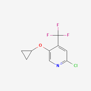 2-Chloro-5-cyclopropoxy-4-(trifluoromethyl)pyridine