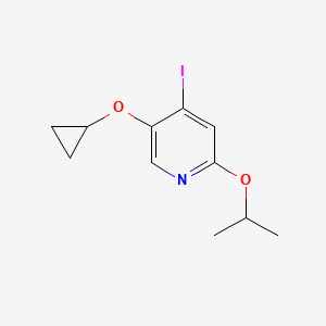 5-Cyclopropoxy-4-iodo-2-isopropoxypyridine