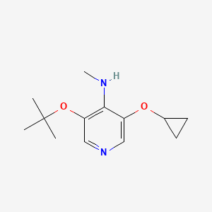 3-Tert-butoxy-5-cyclopropoxy-N-methylpyridin-4-amine