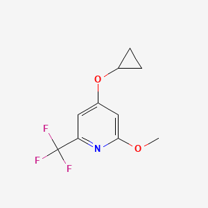 4-Cyclopropoxy-2-methoxy-6-(trifluoromethyl)pyridine