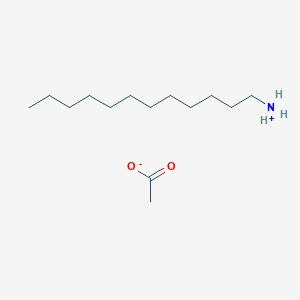 molecular formula C14H31NO2 B148181 十二烷基胺乙酸盐 CAS No. 2016-56-0