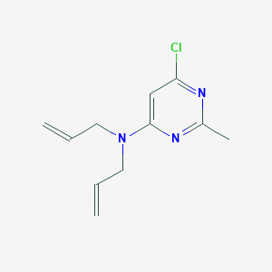 molecular formula C11H14ClN3 B1481812 N,N-diallyl-6-chloro-2-methylpyrimidin-4-amine CAS No. 2097957-35-0