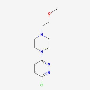 molecular formula C11H17ClN4O B1481821 3-Chloro-6-(4-(2-methoxyethyl)piperazin-1-yl)pyridazine CAS No. 2097969-53-2