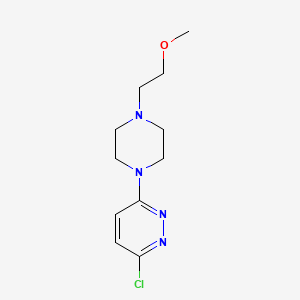 molecular formula C11H17ClN4O B1481821 3-氯-6-(4-(2-甲氧基乙基)哌嗪-1-基)哒嗪 CAS No. 2097969-53-2