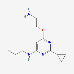 6-(2-aminoethoxy)-2-cyclopropyl-N-propylpyrimidin-4-amine