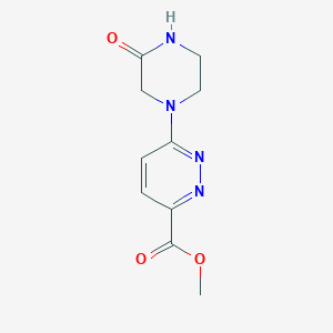 molecular formula C10H12N4O3 B1481837 Methyl 6-(3-oxopiperazin-1-yl)pyridazine-3-carboxylate CAS No. 2098012-26-9