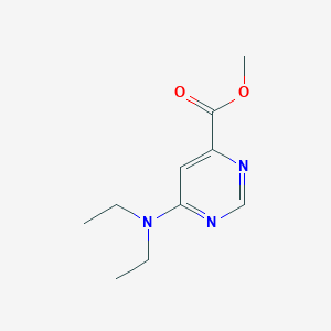 molecular formula C10H15N3O2 B1481838 Methyl 6-(diethylamino)pyrimidine-4-carboxylate CAS No. 2098086-67-8