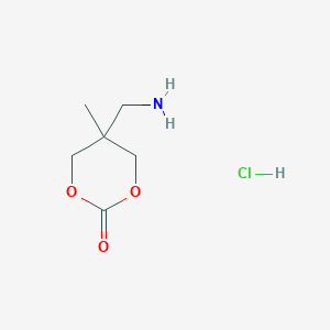 molecular formula C6H12ClNO3 B1481846 5-(Aminomethyl)-5-methyl-1,3-dioxan-2-one hydrochloride CAS No. 2098062-76-9