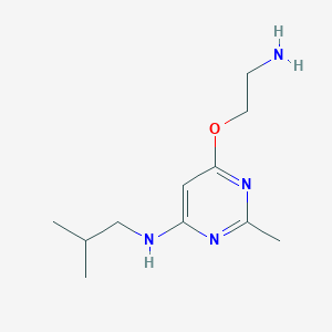 molecular formula C11H20N4O B1481848 6-(2-aminoethoxy)-N-isobutyl-2-methylpyrimidin-4-amine CAS No. 2098034-03-6