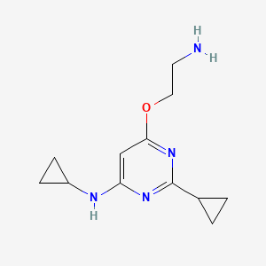 6-(2-aminoethoxy)-N,2-dicyclopropylpyrimidin-4-amine