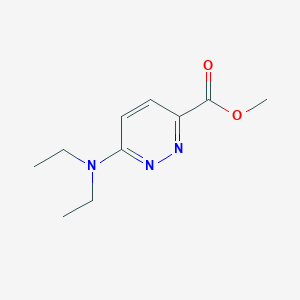 molecular formula C10H15N3O2 B1481857 Methyl 6-(diethylamino)pyridazine-3-carboxylate CAS No. 1873171-25-5