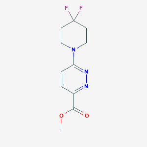 Methyl 6-(4,4-difluoropiperidin-1-yl)pyridazine-3-carboxylate