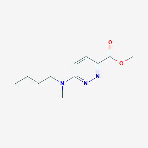molecular formula C11H17N3O2 B1481861 Methyl 6-(butyl(methyl)amino)pyridazine-3-carboxylate CAS No. 2098131-76-9