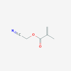 molecular formula C6H7NO2 B14818960 Cyanomethyl 2-methylprop-2-enoate CAS No. 7726-87-6