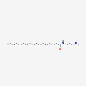 molecular formula C23H48N2O B148194 Isooctadecanamide, N-[3-(dimethylamino)propyl]- CAS No. 67799-04-6