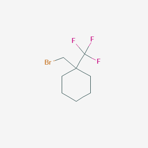 molecular formula C8H12BrF3 B1481945 1-(Bromomethyl)-1-(trifluoromethyl)cyclohexane CAS No. 2092723-24-3
