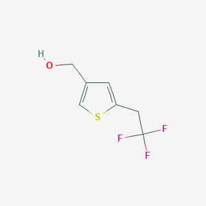 molecular formula C7H7F3OS B1481971 (5-(2,2,2-三氟乙基)噻吩-3-基)甲醇 CAS No. 2092064-97-4