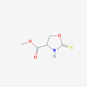 molecular formula C5H7NO3S B14820011 Methyl 2-thioxooxazolidine-4-carboxylate 