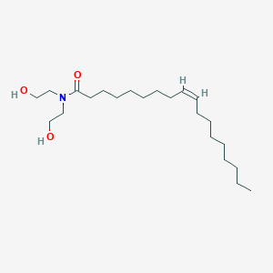 molecular formula C22H43NO3 B148201 油酸二乙醇酰胺 CAS No. 93-83-4