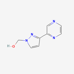 B1482042 (3-(pyrazin-2-yl)-1H-pyrazol-1-yl)methanol CAS No. 2090583-15-4
