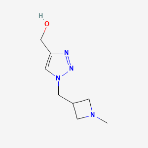 B1482050 (1-((1-methylazetidin-3-yl)methyl)-1H-1,2,3-triazol-4-yl)methanol CAS No. 2090592-11-1