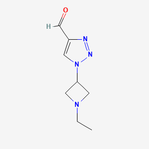 molecular formula C8H12N4O B1482096 1-(1-ethylazetidin-3-yl)-1H-1,2,3-triazole-4-carbaldehyde CAS No. 2091198-73-9