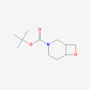 molecular formula C11H19NO3 B1482141 Tert-butyl 7-oxa-3-azabicyclo[4.2.0]octane-3-carboxylate CAS No. 2034157-51-0