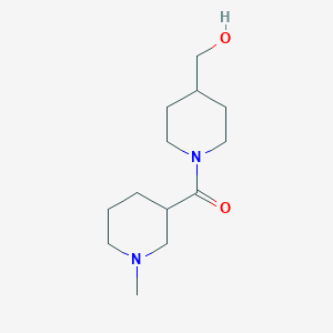 (4-(Hydroxymethyl)piperidin-1-yl)(1-methylpiperidin-3-yl)methanone