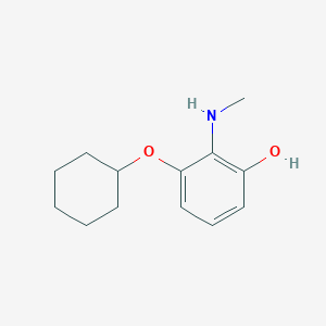 3-(Cyclohexyloxy)-2-(methylamino)phenol