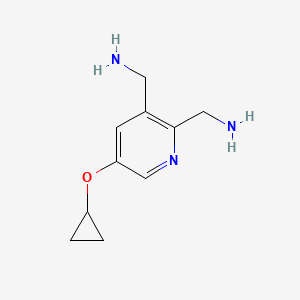 (5-Cyclopropoxypyridine-2,3-diyl)dimethanamine