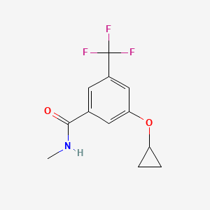 3-Cyclopropoxy-N-methyl-5-(trifluoromethyl)benzamide