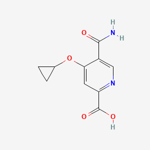 5-Carbamoyl-4-cyclopropoxypicolinic acid