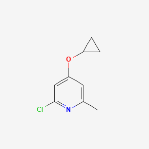 2-Chloro-4-cyclopropoxy-6-methylpyridine