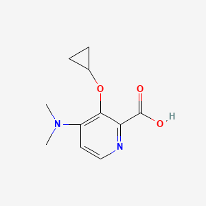 3-Cyclopropoxy-4-(dimethylamino)picolinic acid