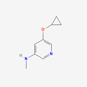 5-Cyclopropoxy-N-methylpyridin-3-amine