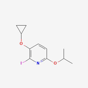 3-Cyclopropoxy-2-iodo-6-isopropoxypyridine