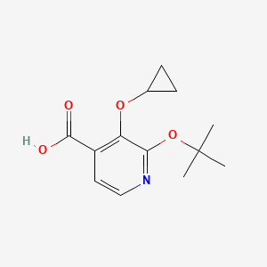 2-Tert-butoxy-3-cyclopropoxyisonicotinic acid