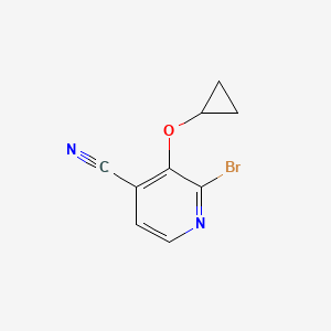 2-Bromo-3-cyclopropoxyisonicotinonitrile