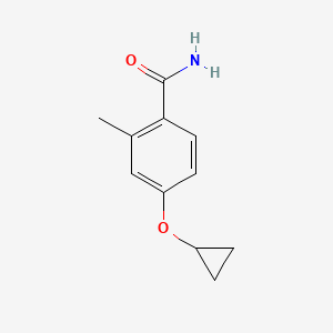 4-Cyclopropoxy-2-methylbenzamide